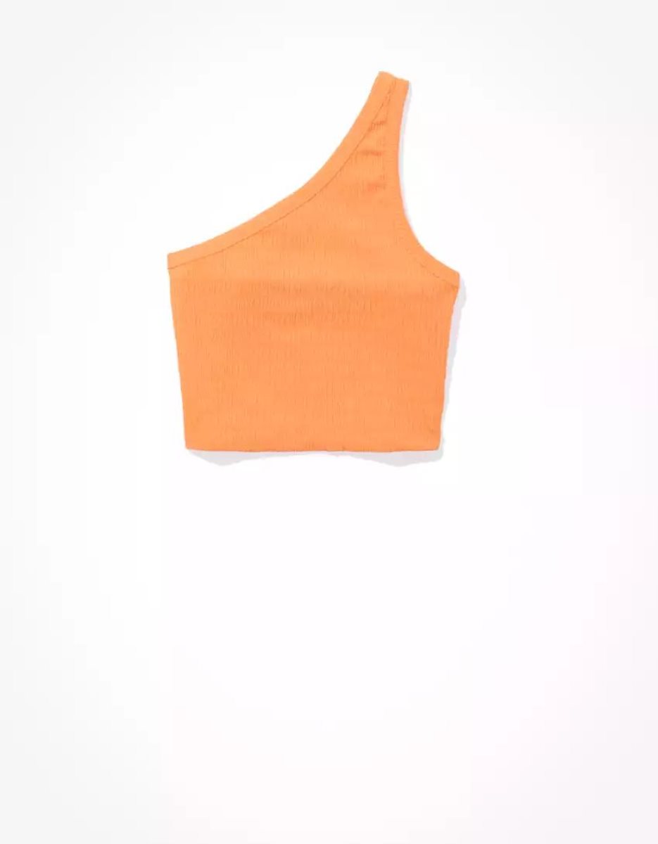 Debardeur American Eagle AE One-Shoulder Orange Femme | XXZ-68005889